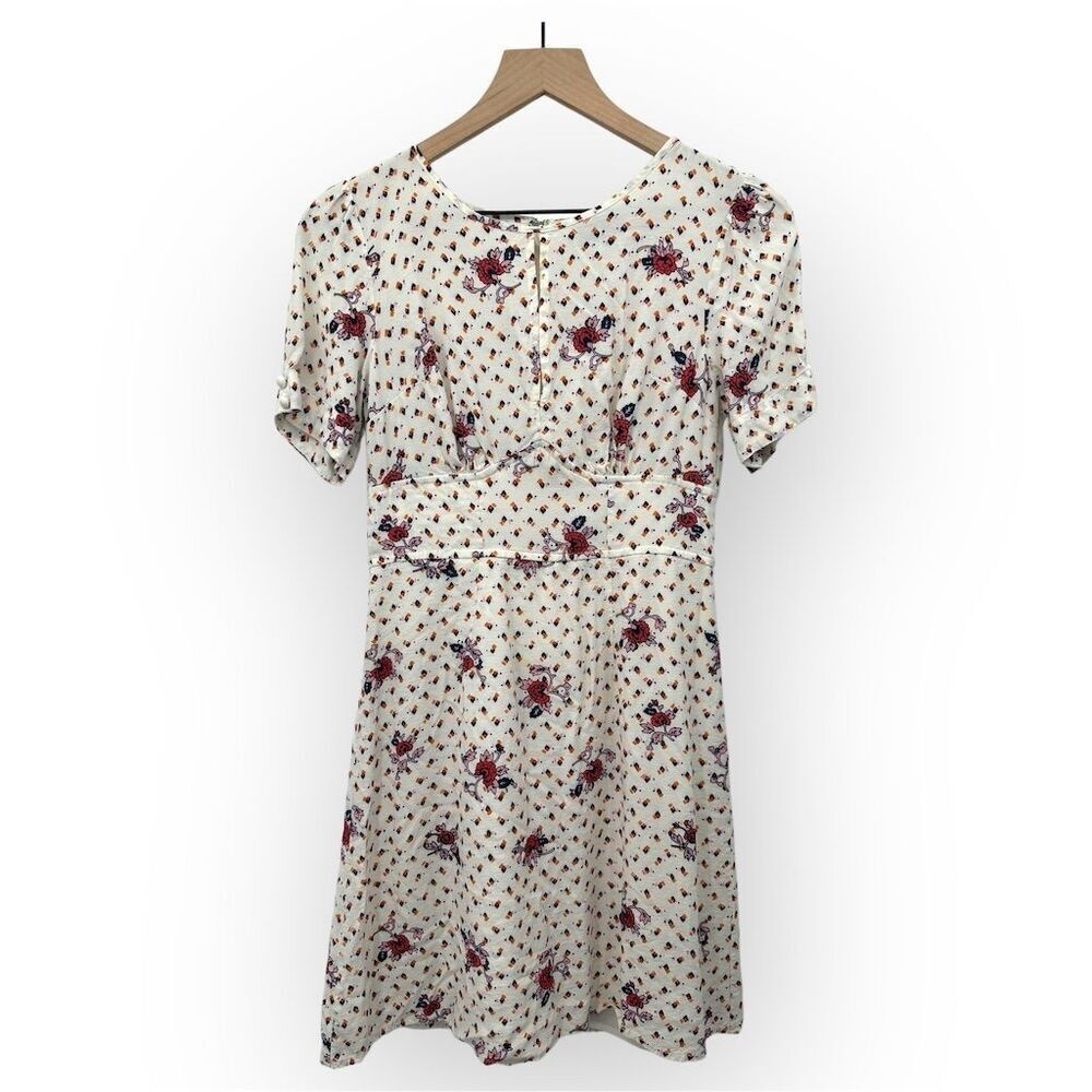 ModCloth Fit & Flare Floral Dress